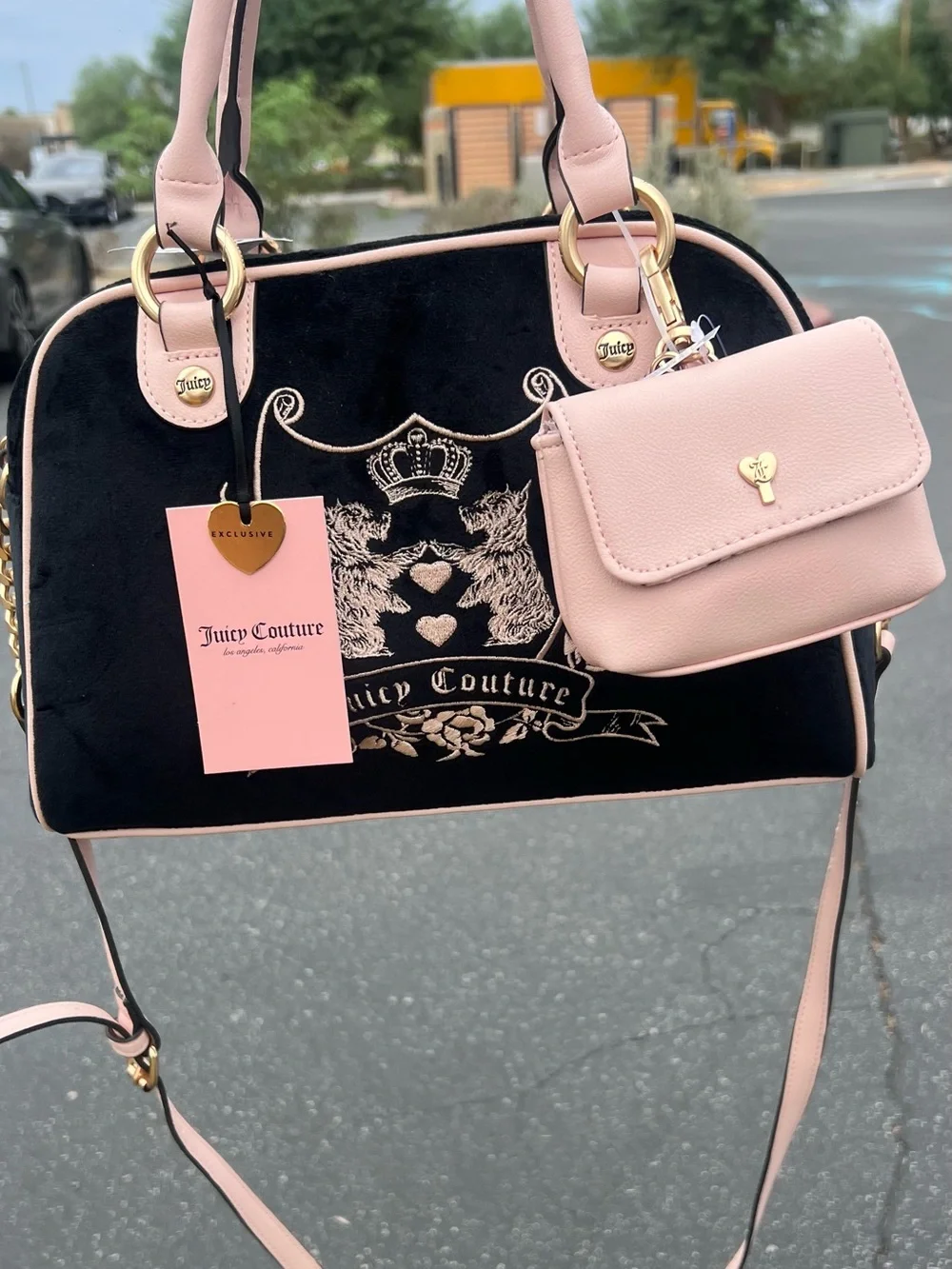 Juicy Couture black velvet